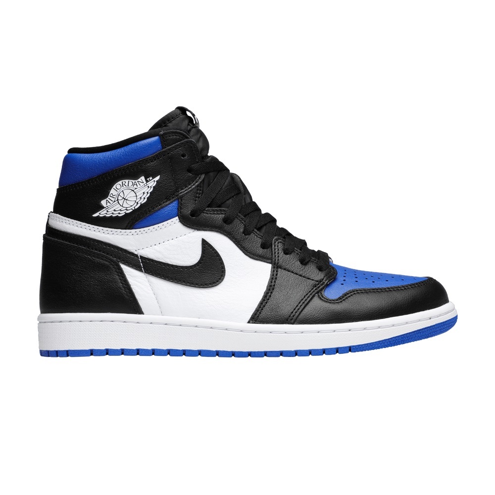 Nike Air Jordan 1 High Black White Royal Blue